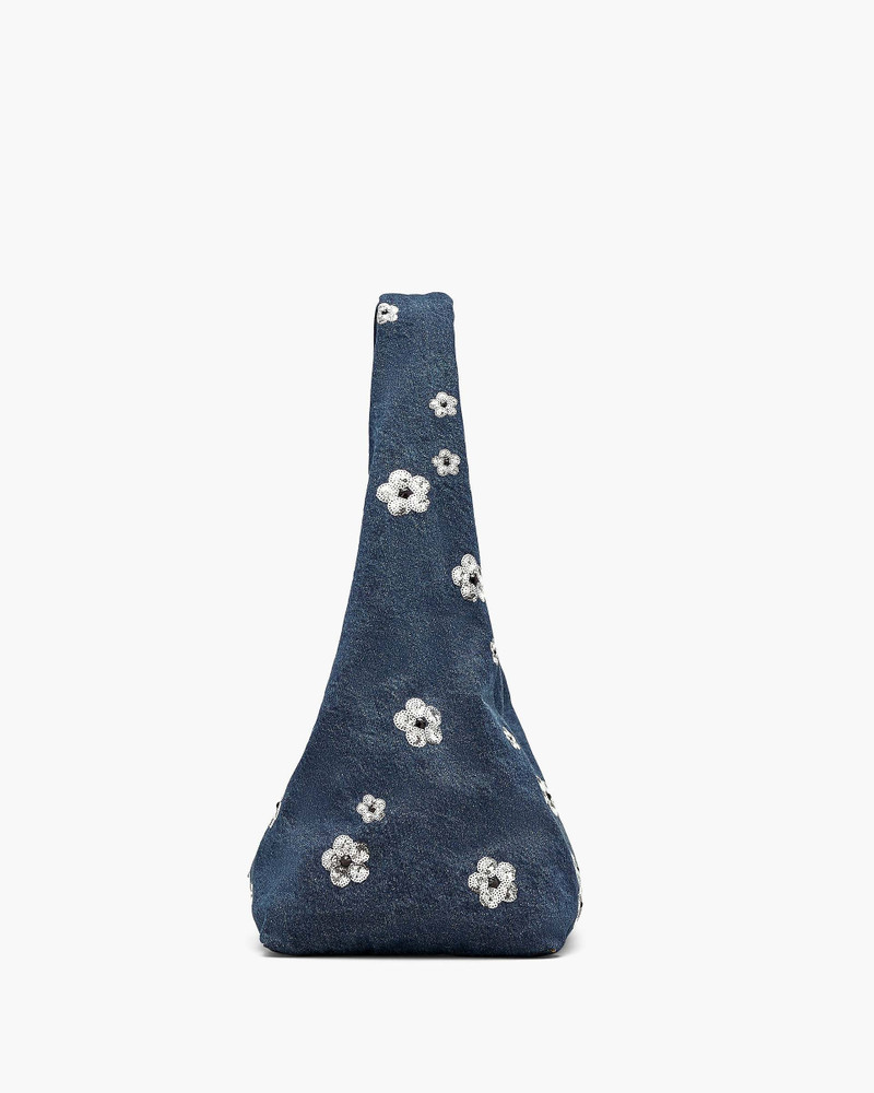 THE SEQUIN DAISY DENIM SACK BAG 6