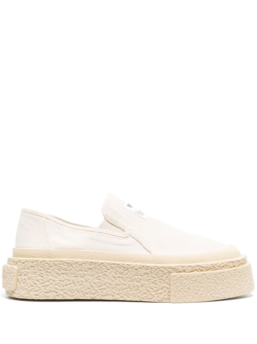 platform slip-on sneakers - 1