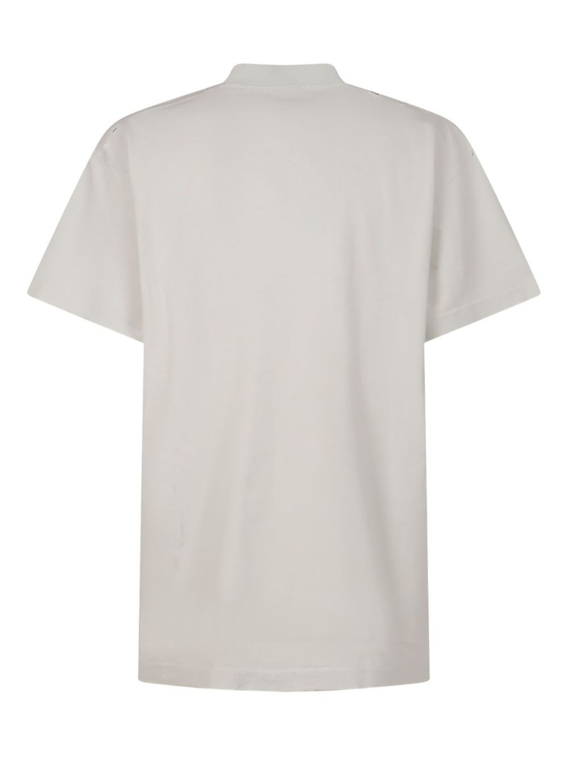BALENCIAGA graphic-print cotton T-shirt outlook