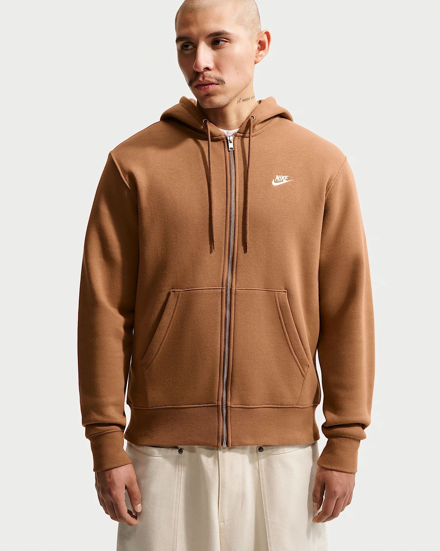 Nike Club Men's Full-Zip Fleece Hoodie - 1