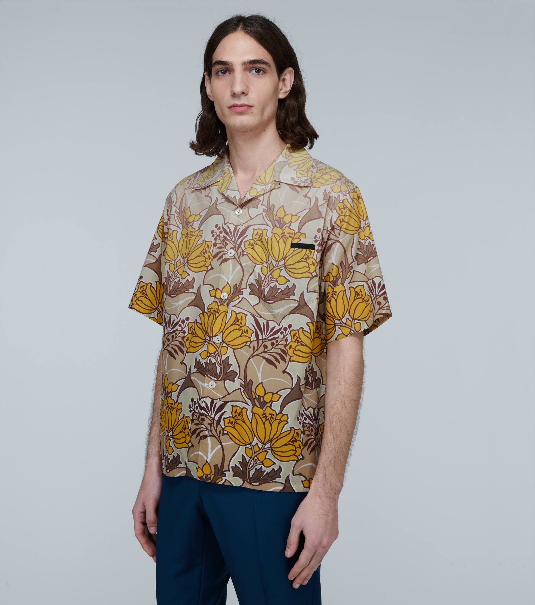 Floral print short-sleeved shirt - 3