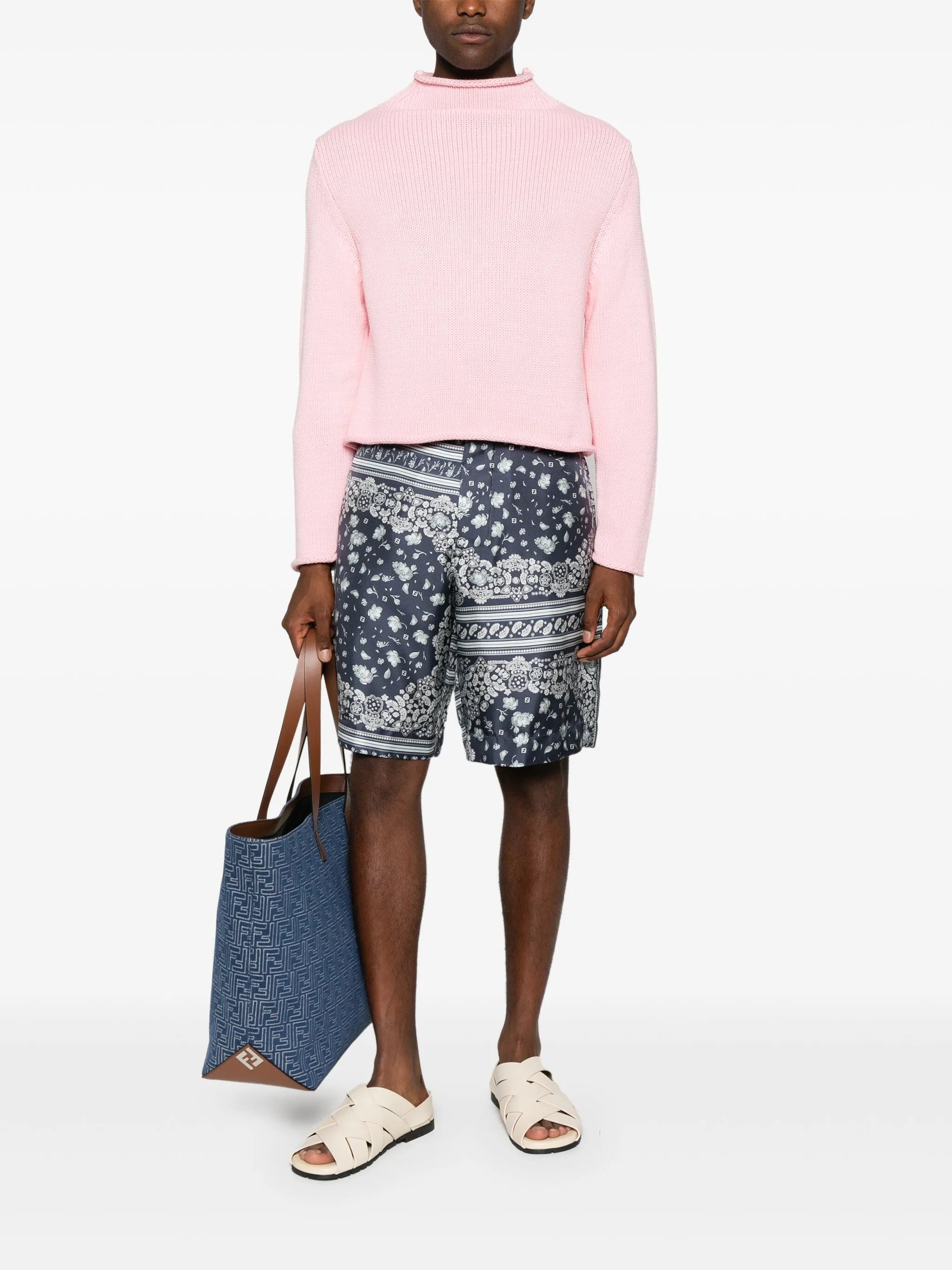 Fendi Silk Shorts - 4
