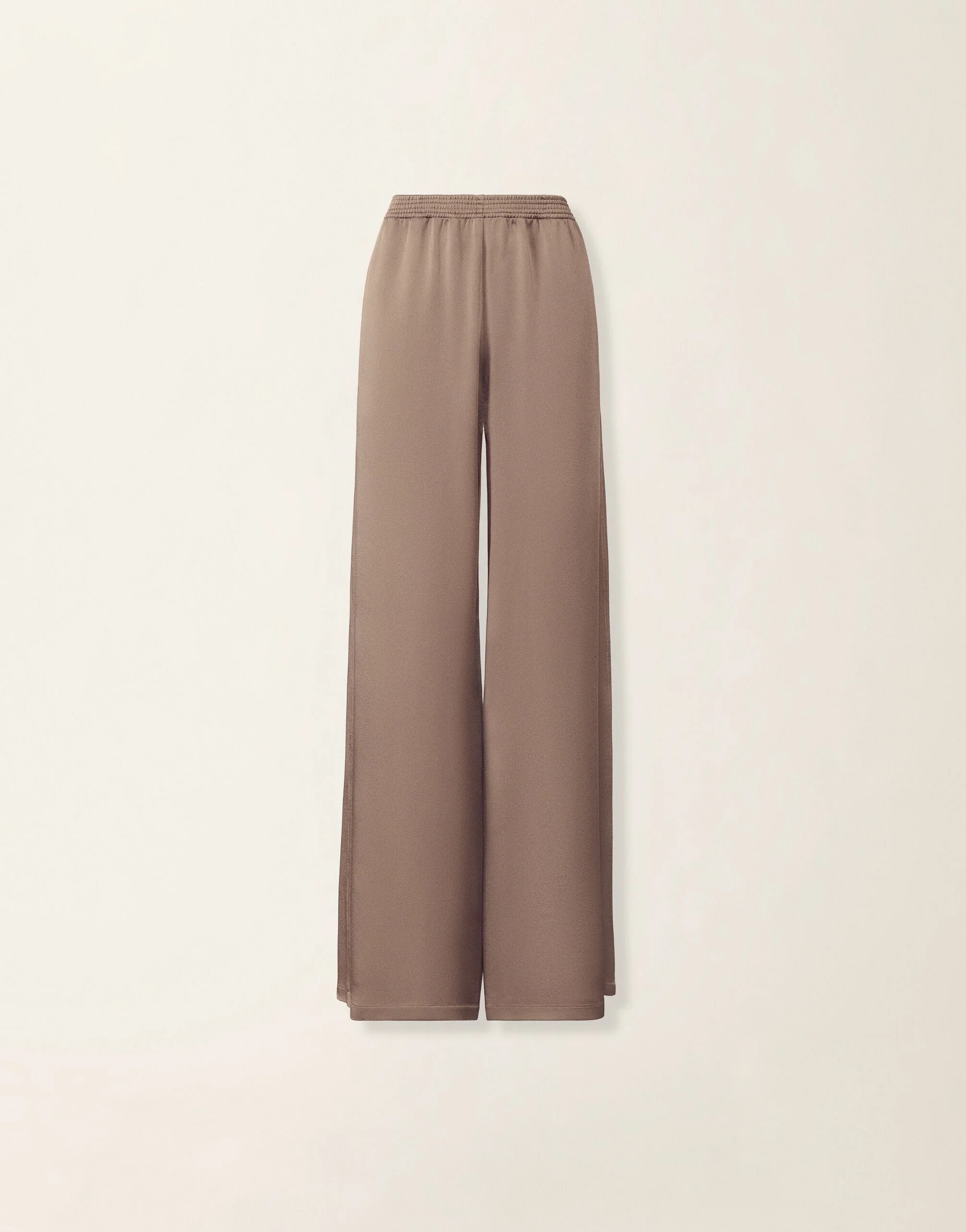 Wide-leg enver satin trousers - 1