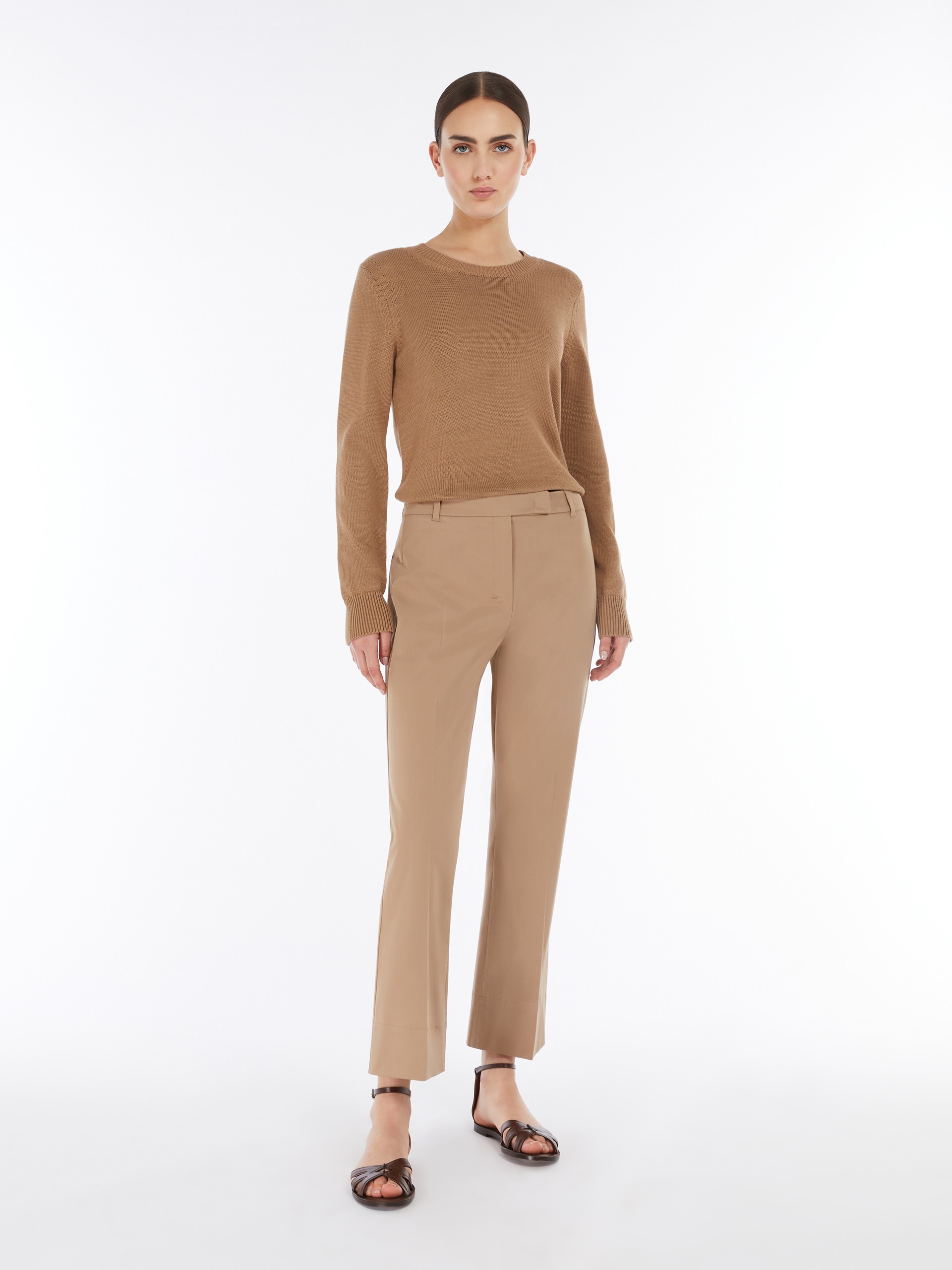FELICE Skinny satin trousers - 2