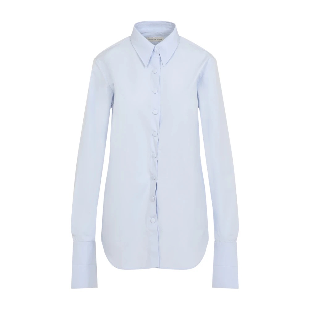 BLUE COTTON SHIRT ELEVATE WARDROBE STYLE - 1