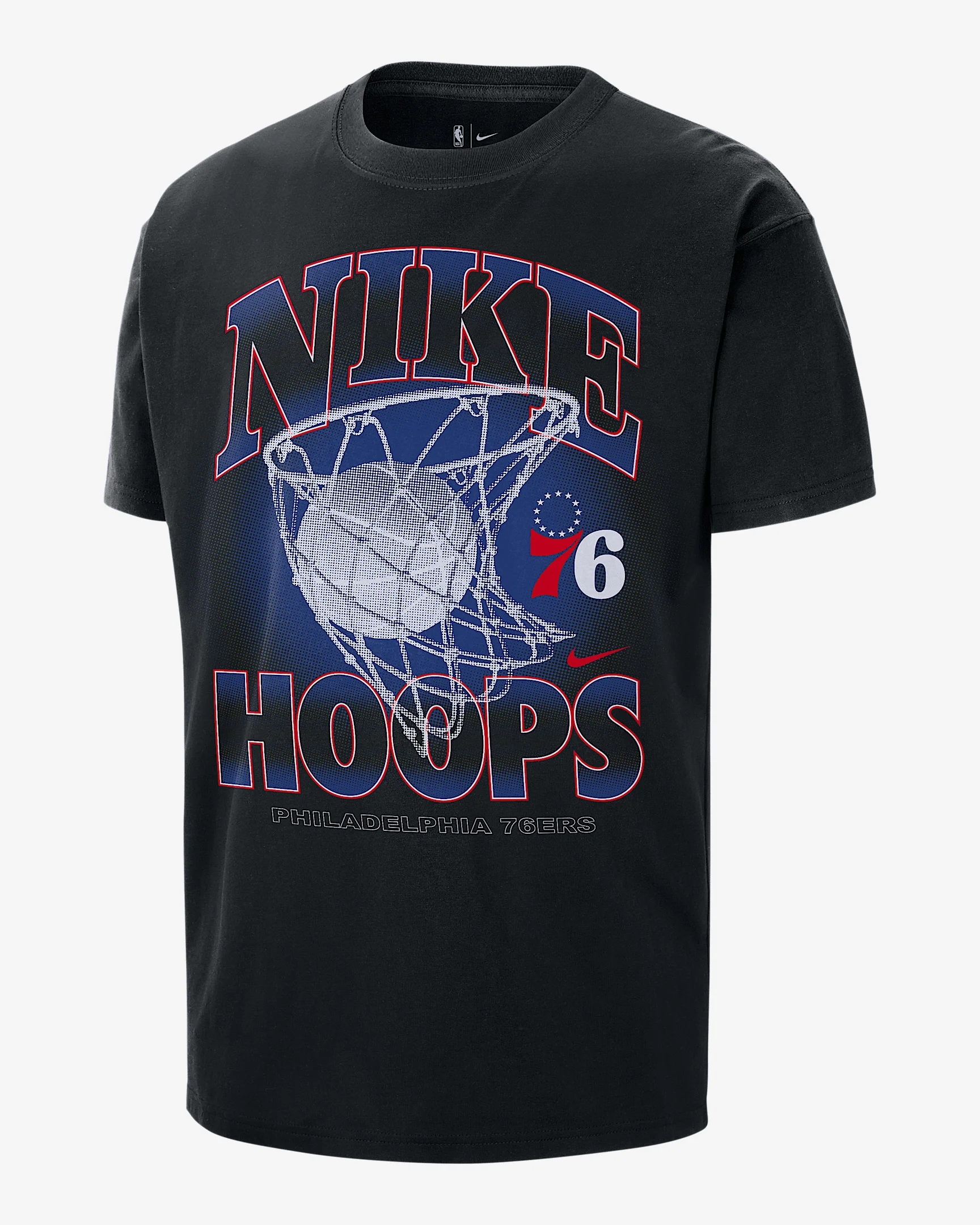 Philadelphia 76ers Courtside Men's Nike NBA Max90 T-Shirt - 1