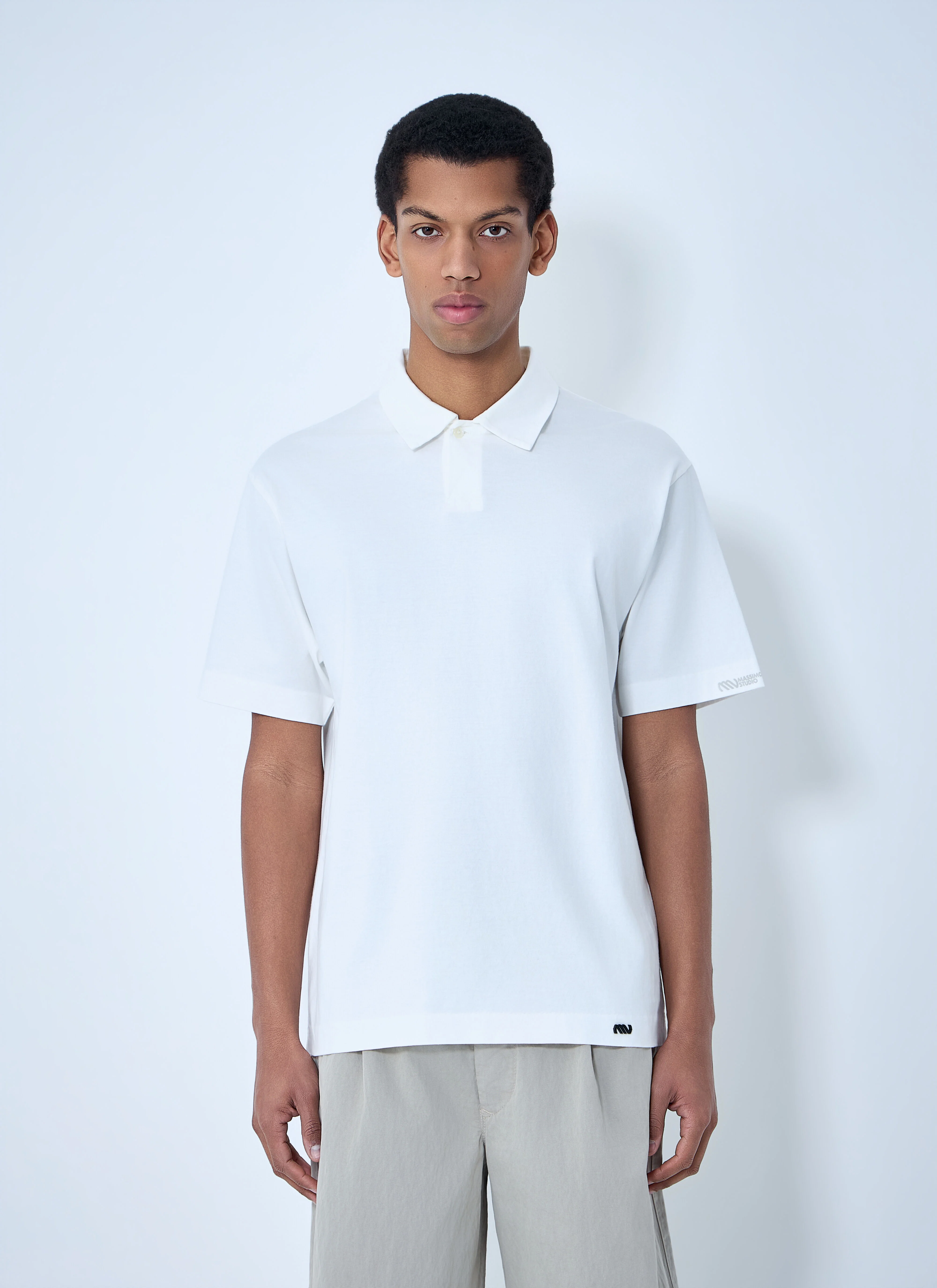 Mercerized Jersey Polo Shorts - 1