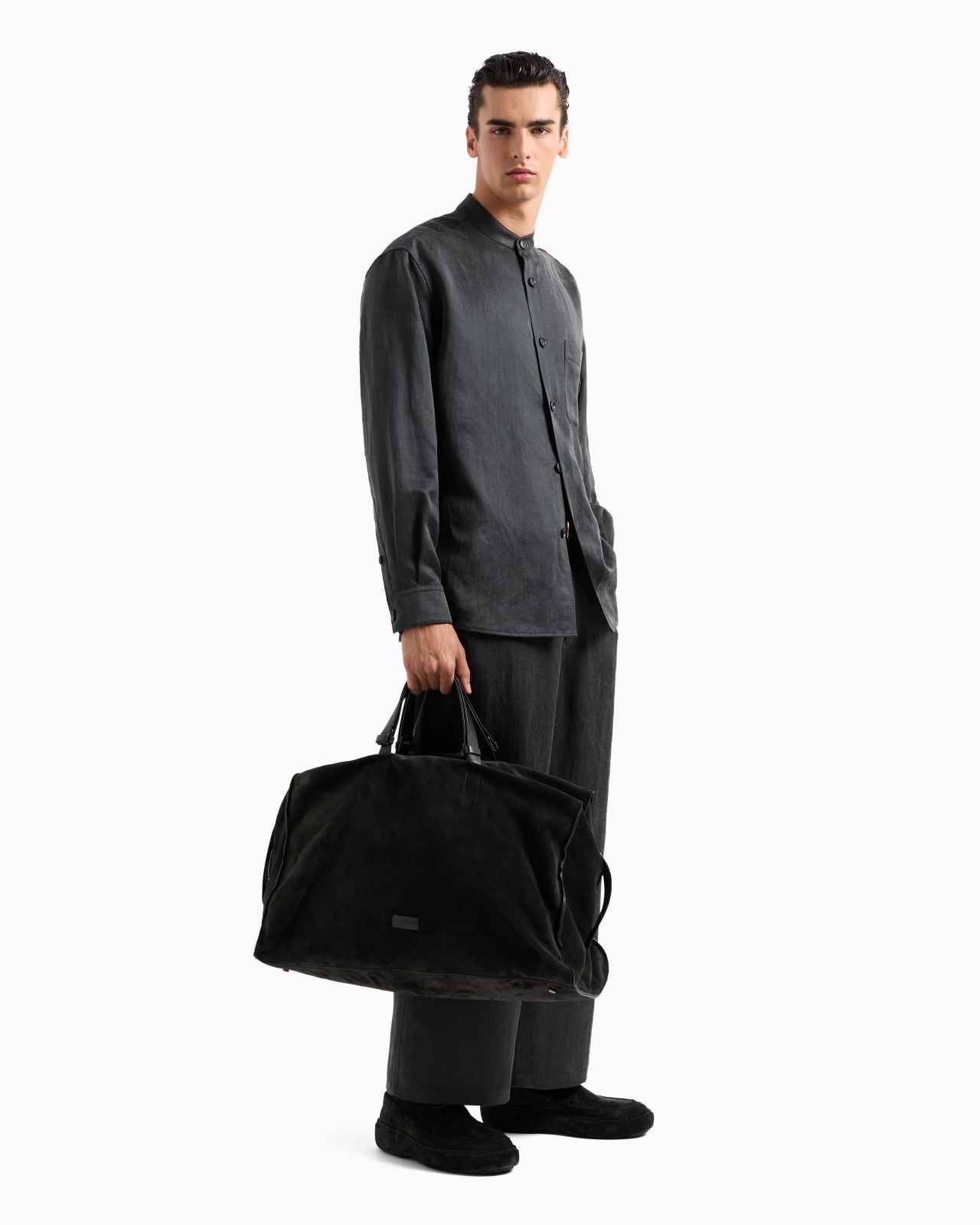 SUEDE DUFFEL BAG - 6