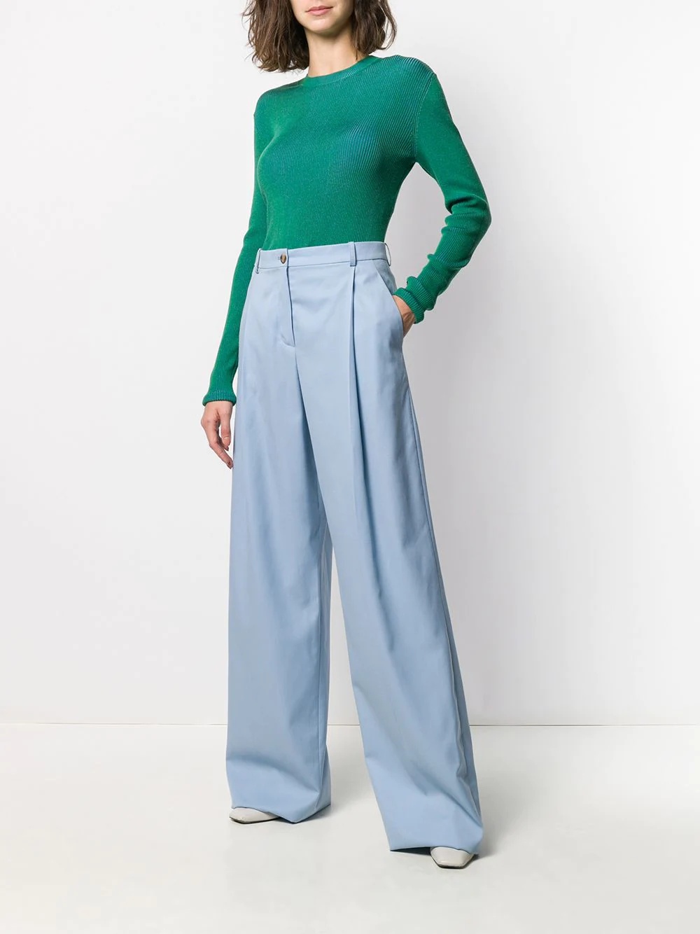 super flared trousers - 2