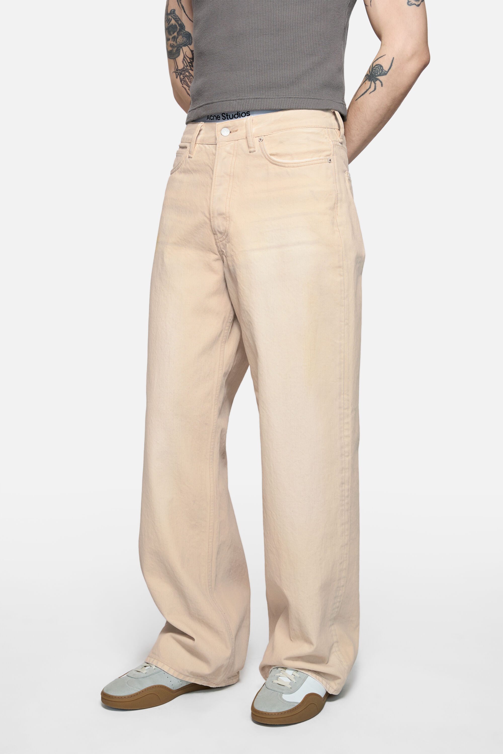 Baggy fit jeans - 1981 - Sand beige - 4