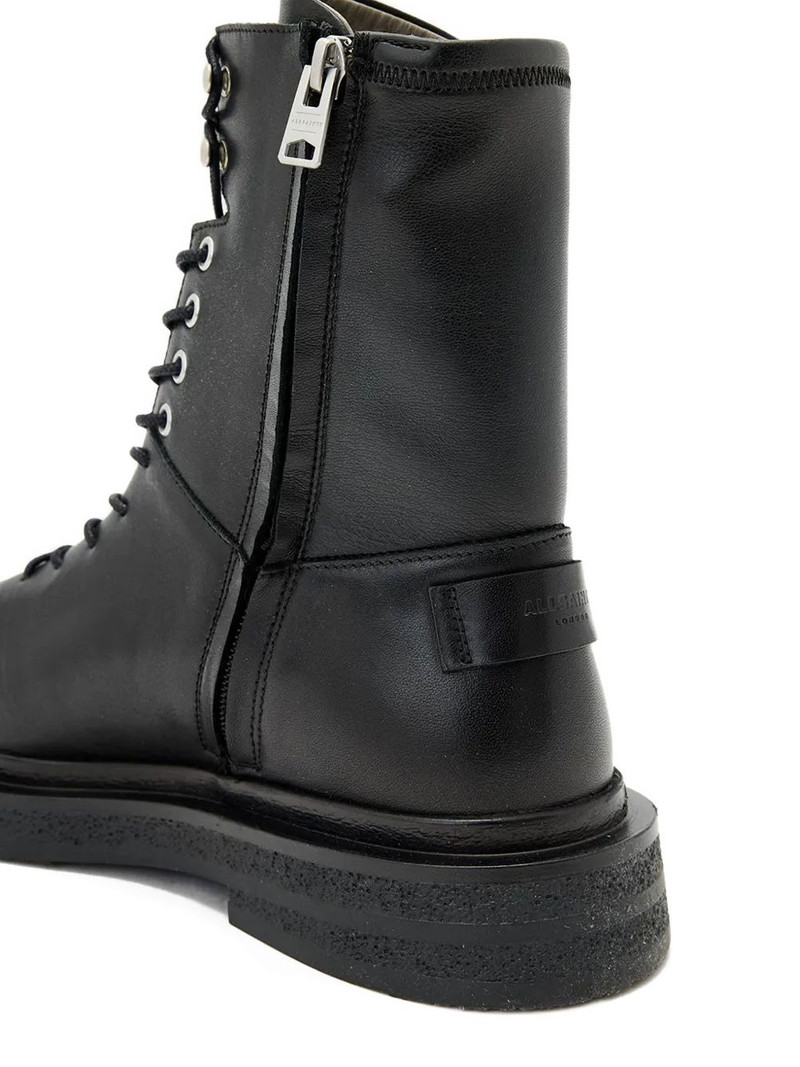Escher lace-up zip combat boots 4
