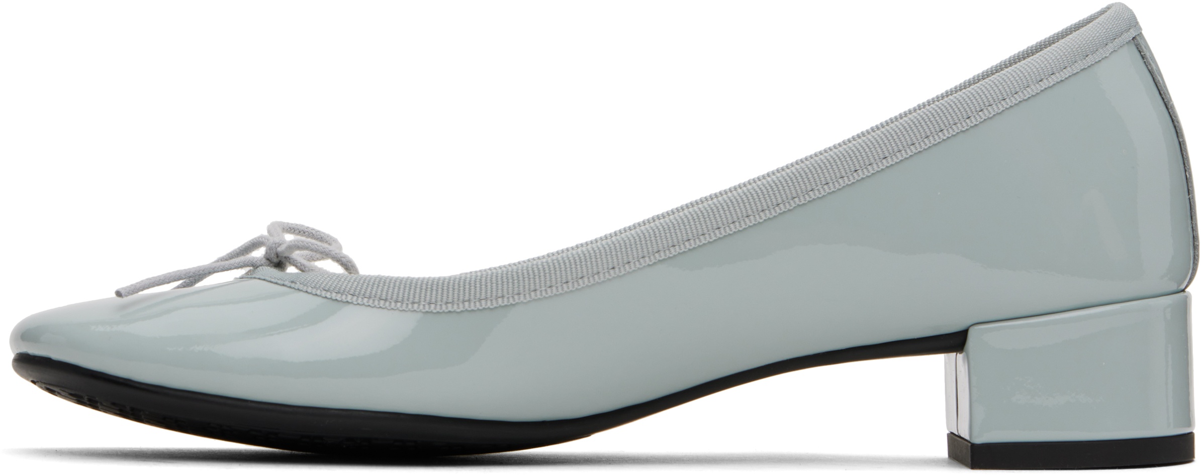 Blue Camille Rubber Sole Heels - 3