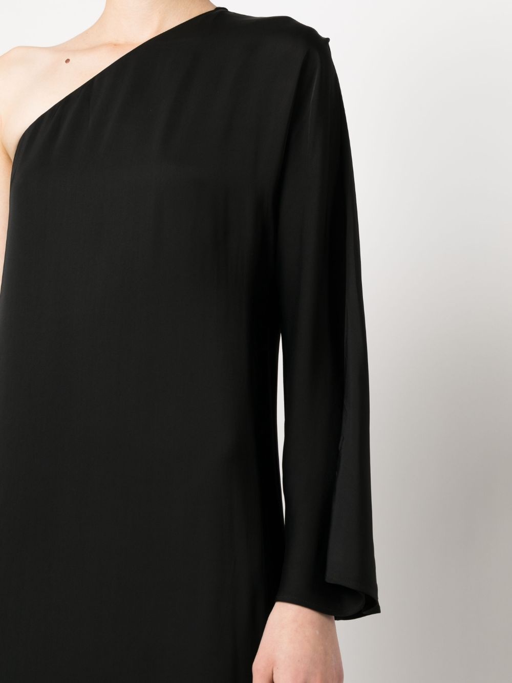 one-shoulder asymmetric long dress - 5