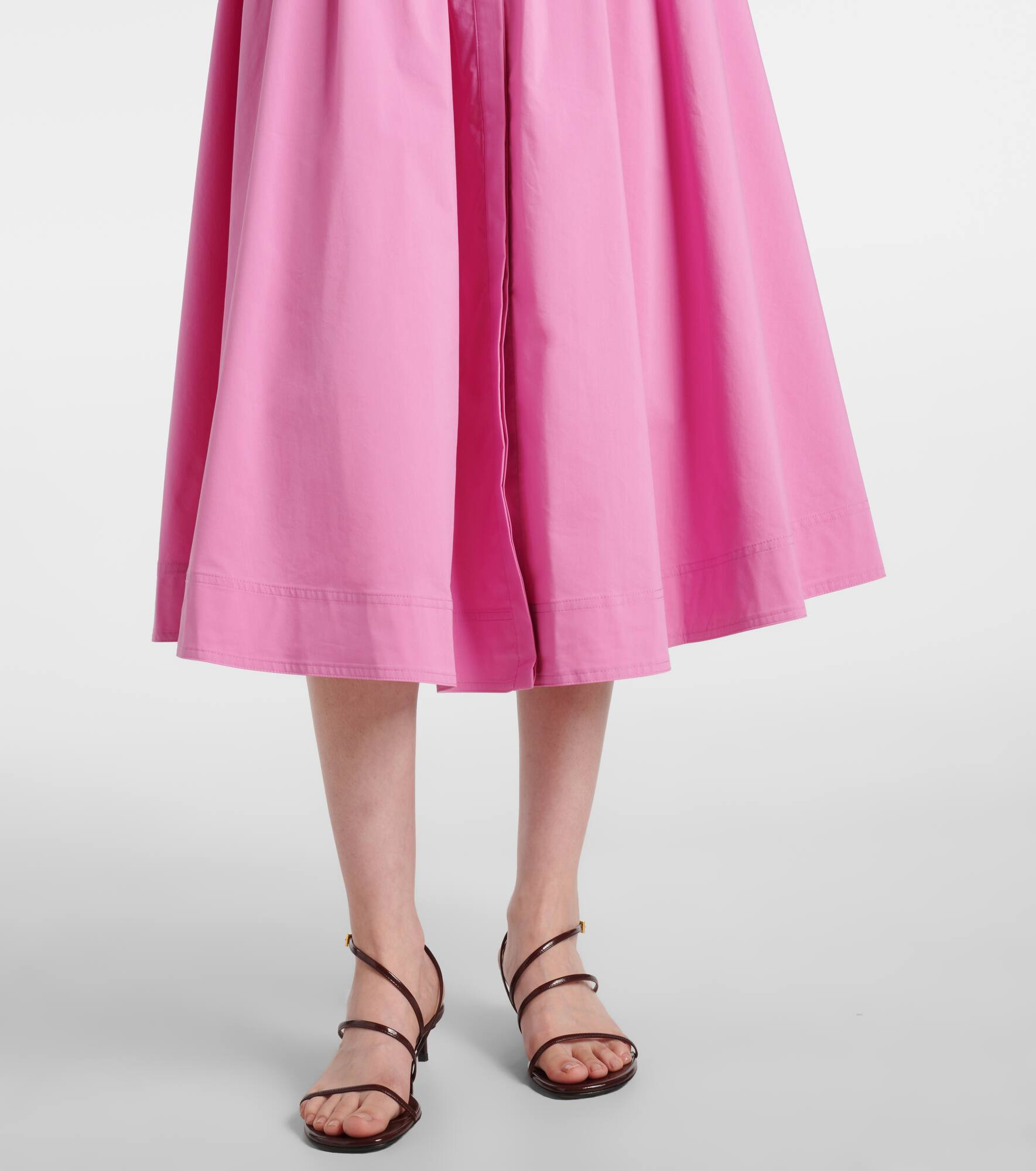 Jazz cotton-blend poplin shirt dress - 6