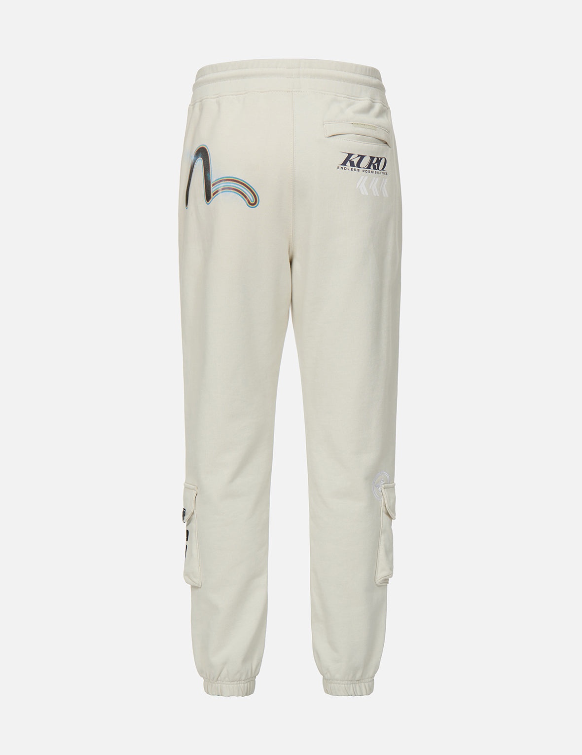 Eclipse Seagull Print Cargo Sweatpants - 1
