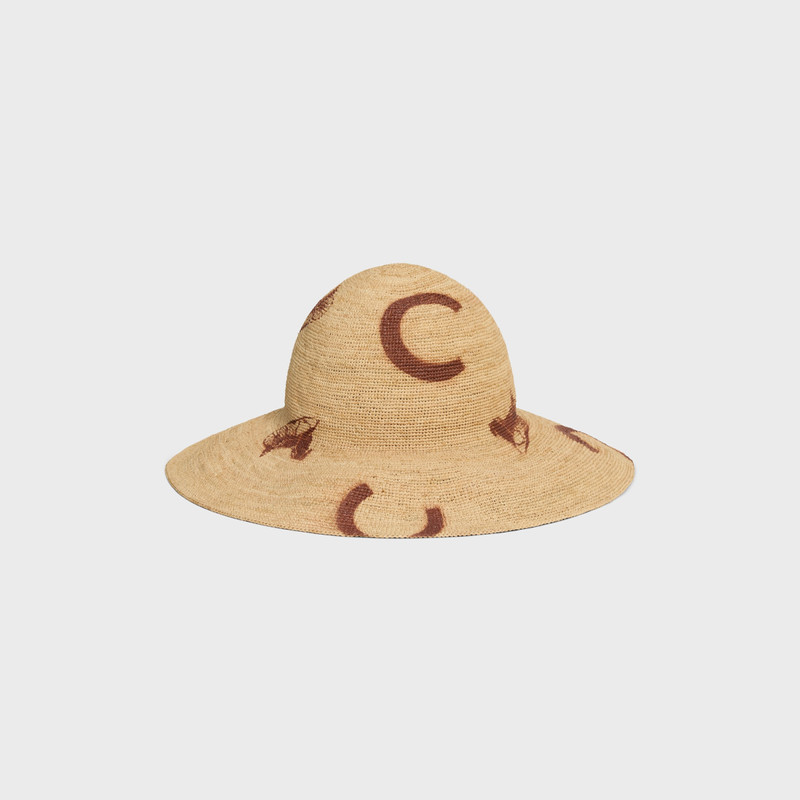 CELINE hat IN raffia outlook