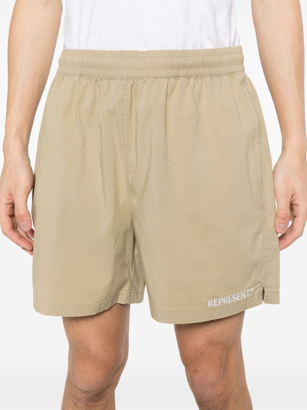 logo-embroidered bermuda shorts - 5