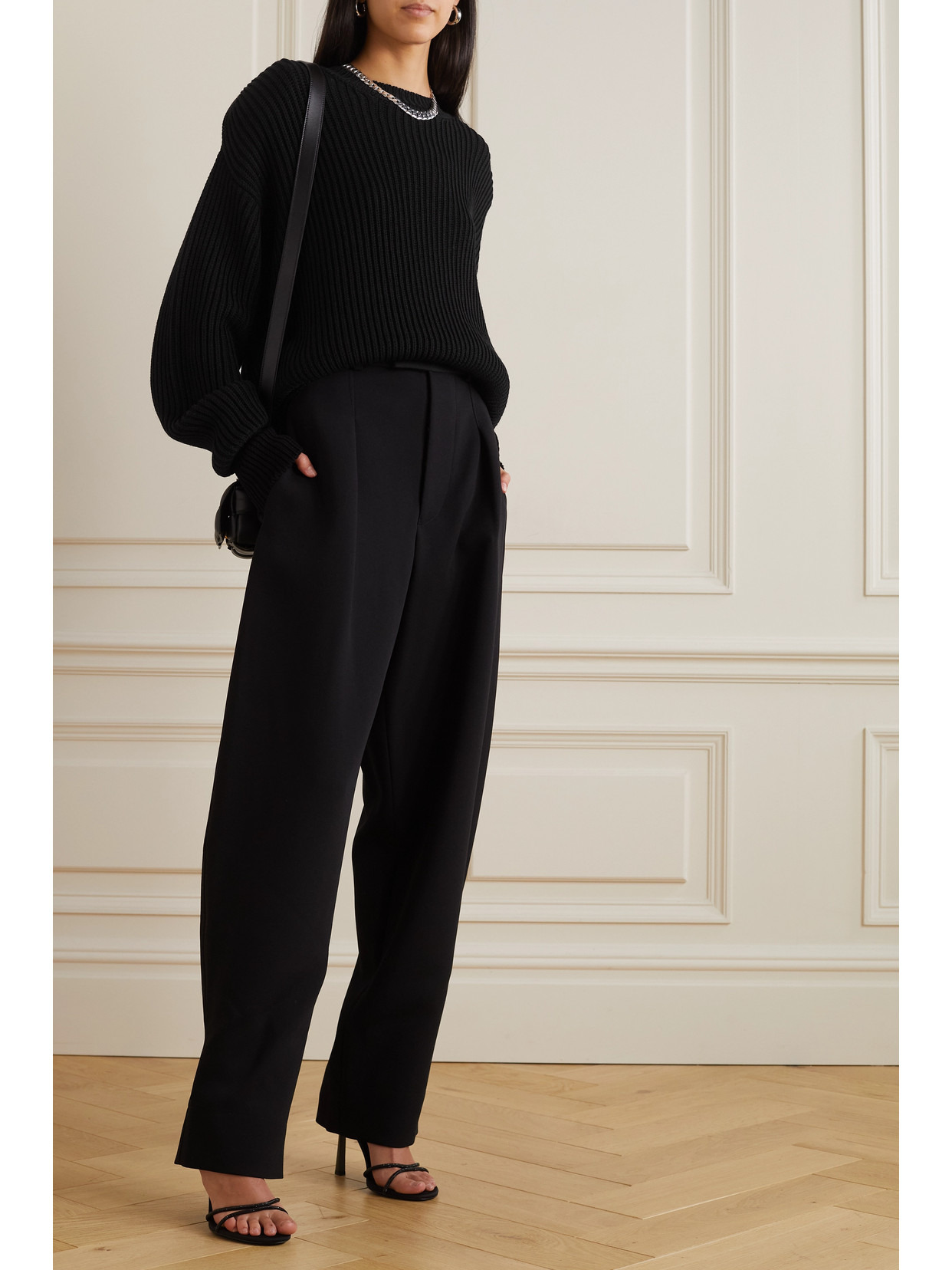 + Hailey Bieber Ribbed Wool Sweater - 2