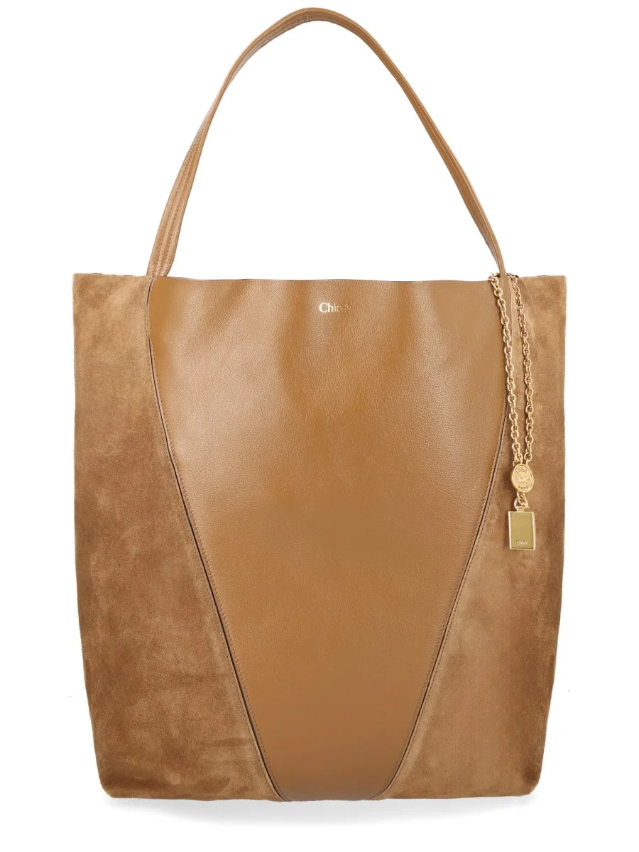 CHLOE SPIN LEATHER TOTE BAG - 1
