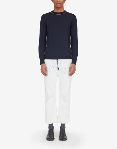 Maison Margiela Crew-neck merino sweater outlook