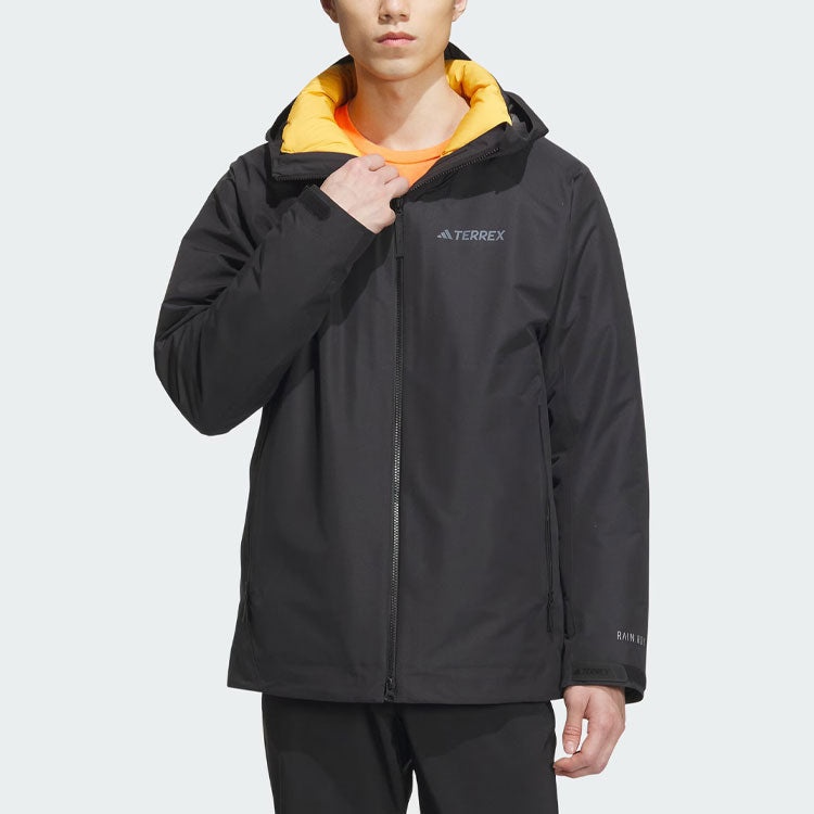 adidas Terrex 3-In-1 Rain.Rdy Reversible Jacket 'Black Yellow' IL8972 - 4