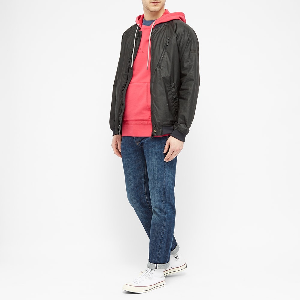 Paul Smith Garment Dyed Logo Hoody - 6