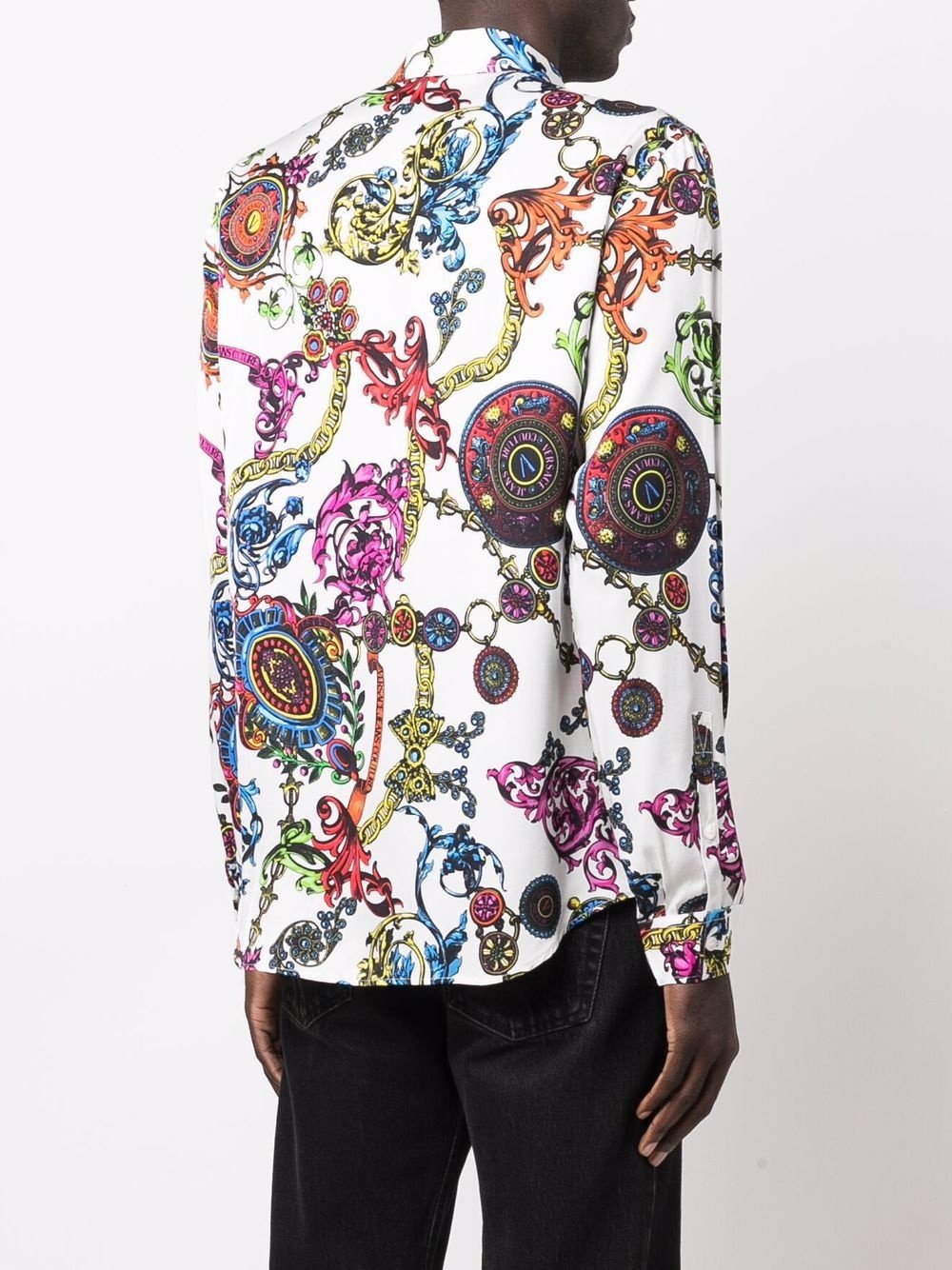 Regalia Baroque-print long-sleeve shirt - 4