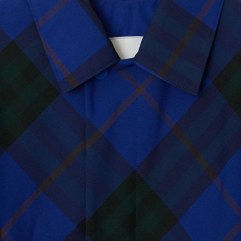 Mid-length Check Car Coat 6