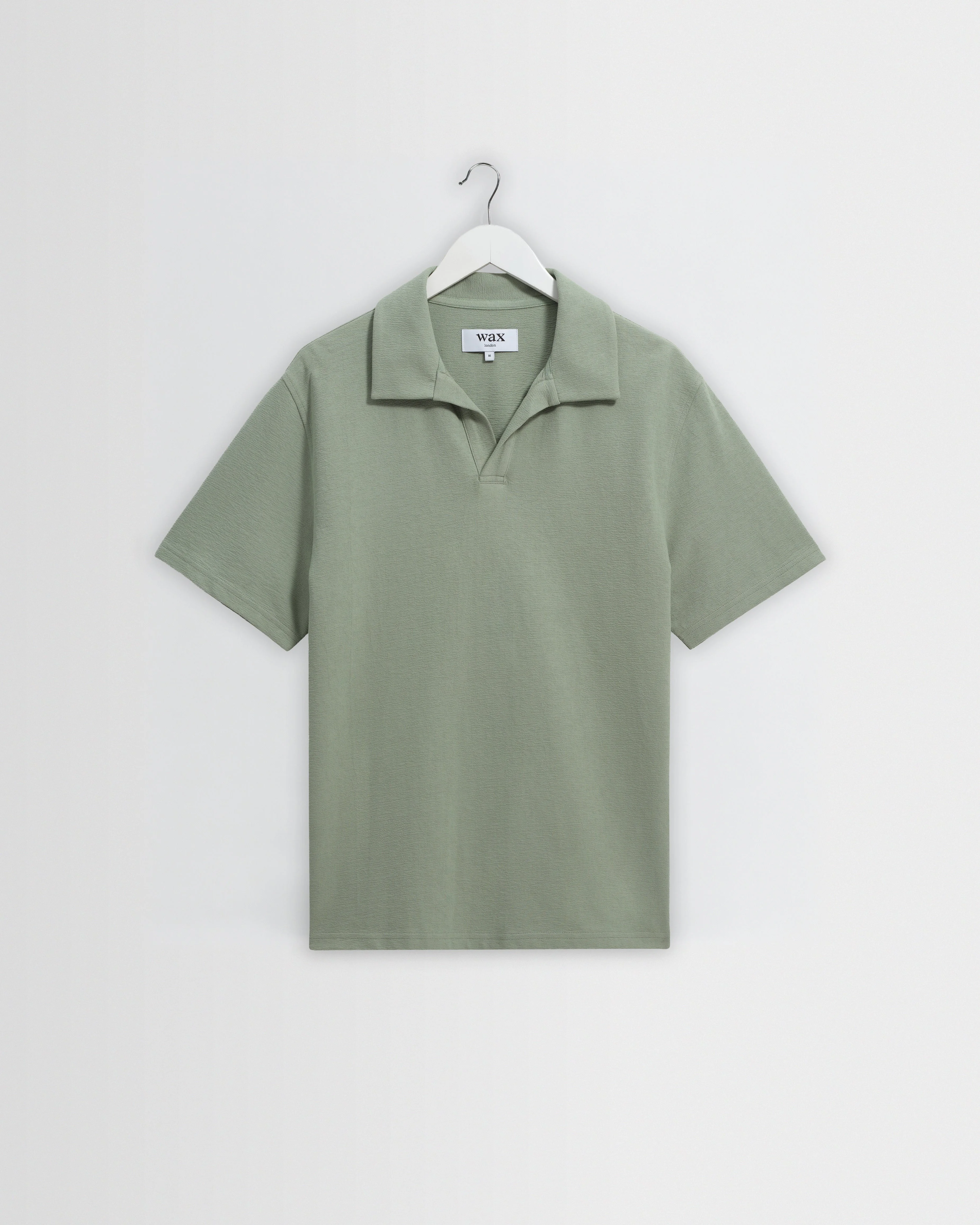 Atwood - Sage Textured Organic Cotton Polo Shirt - 1
