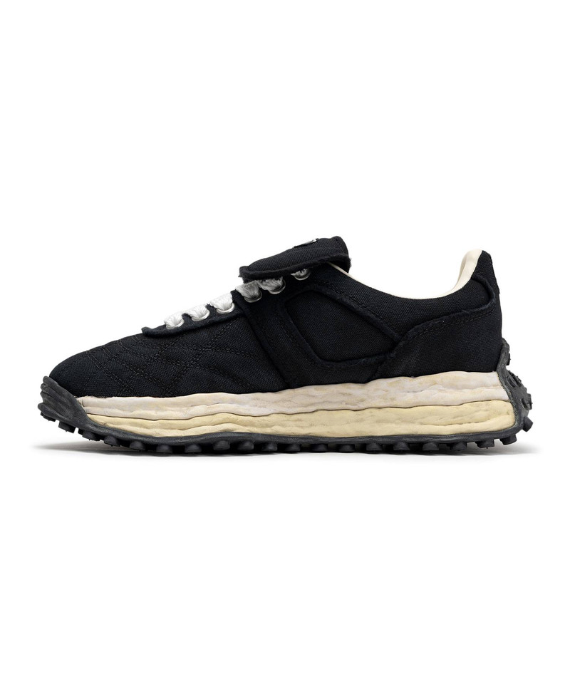 "SCOTT" OG Sole Vintage Effect Embroidered Canvas Low-top Sneaker 6