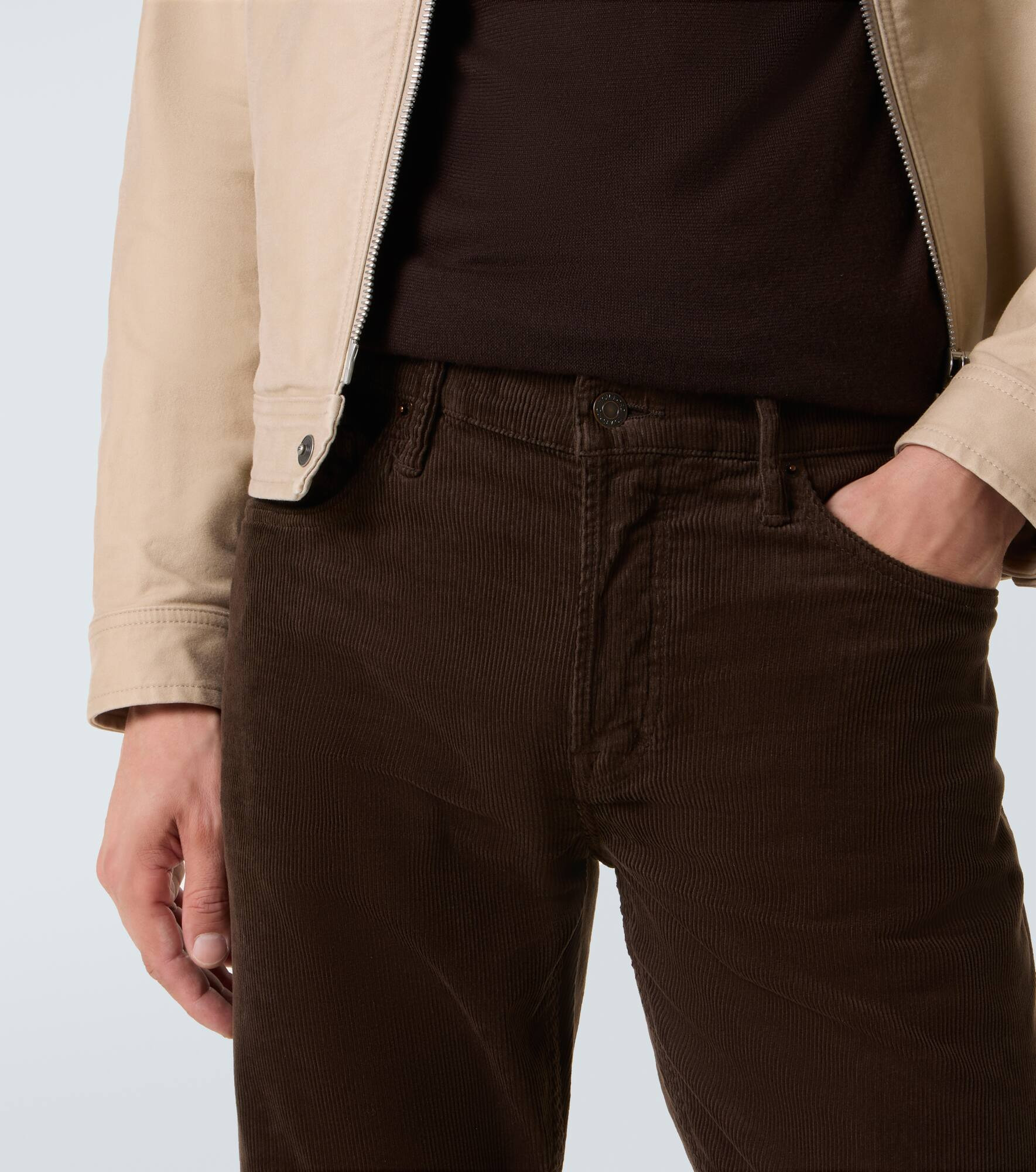 Mid-rise slim jeans - 5