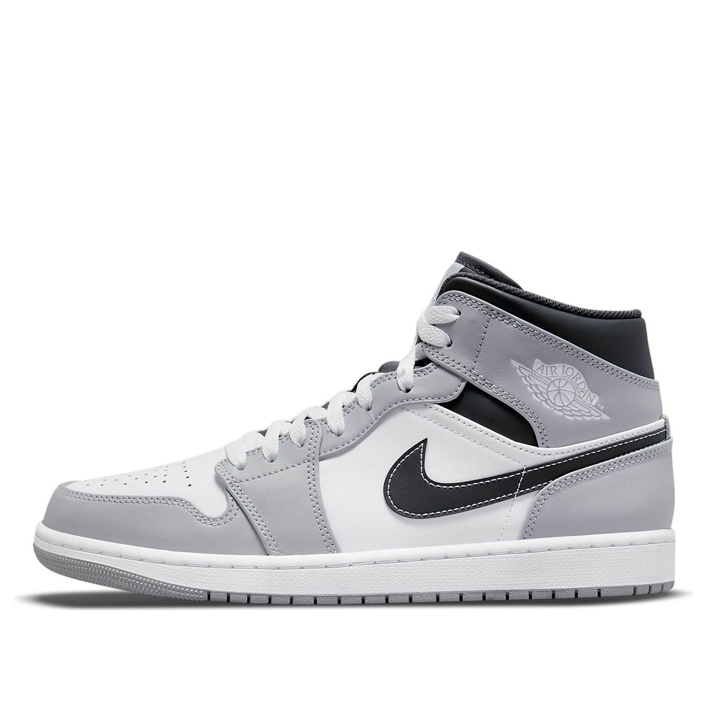 Air Jordan 1 Mid 'Light Smoke Grey' 554724-078 - 1