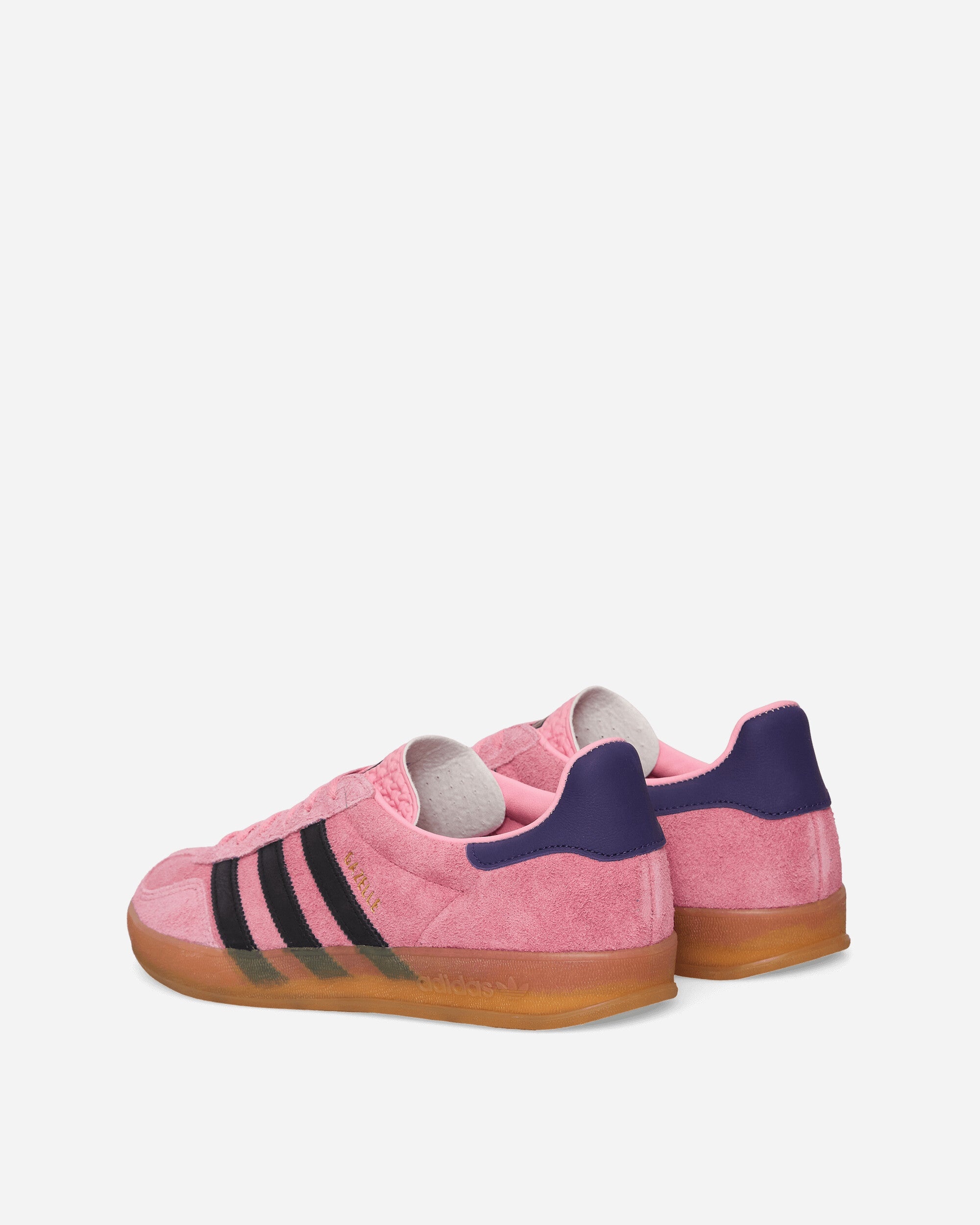 Women's Gazelle Indoor Sneakers Bliss Pink / Core Black / Collegiate Purple - 4