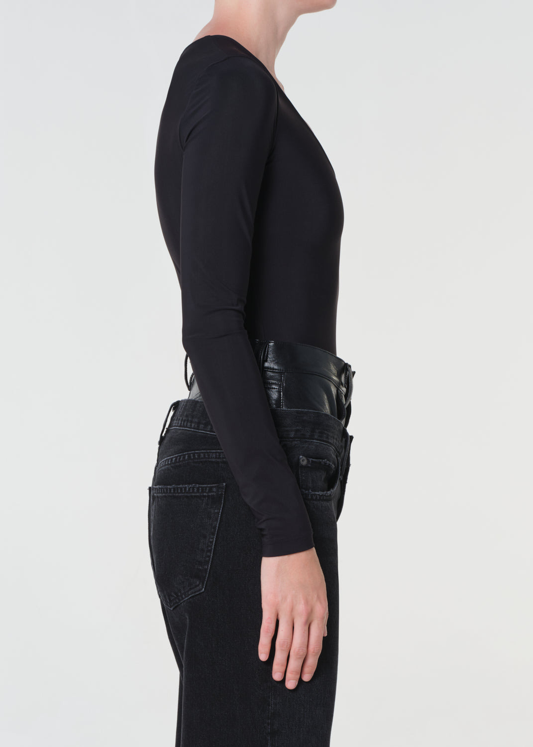 CLEM BODYSUIT IN BLACK - 3