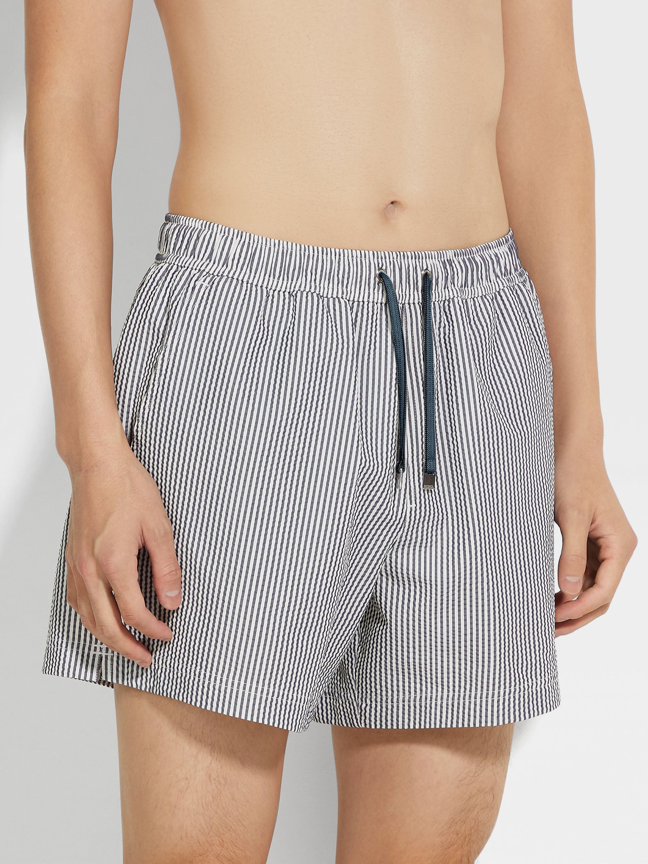 STRIPED SWIM TRUNKS - 2