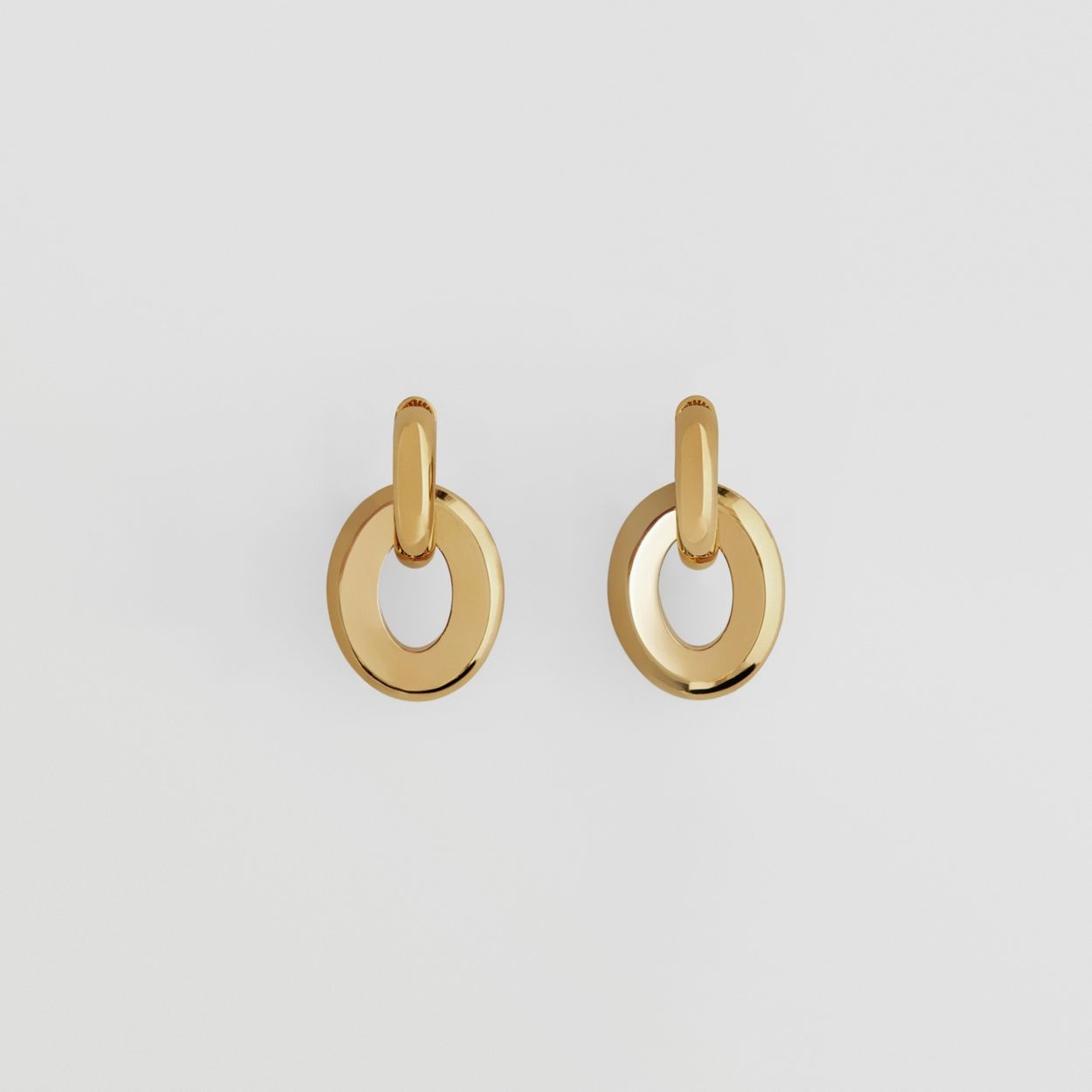Gold-plated Cut-out Detail Earrings - 1