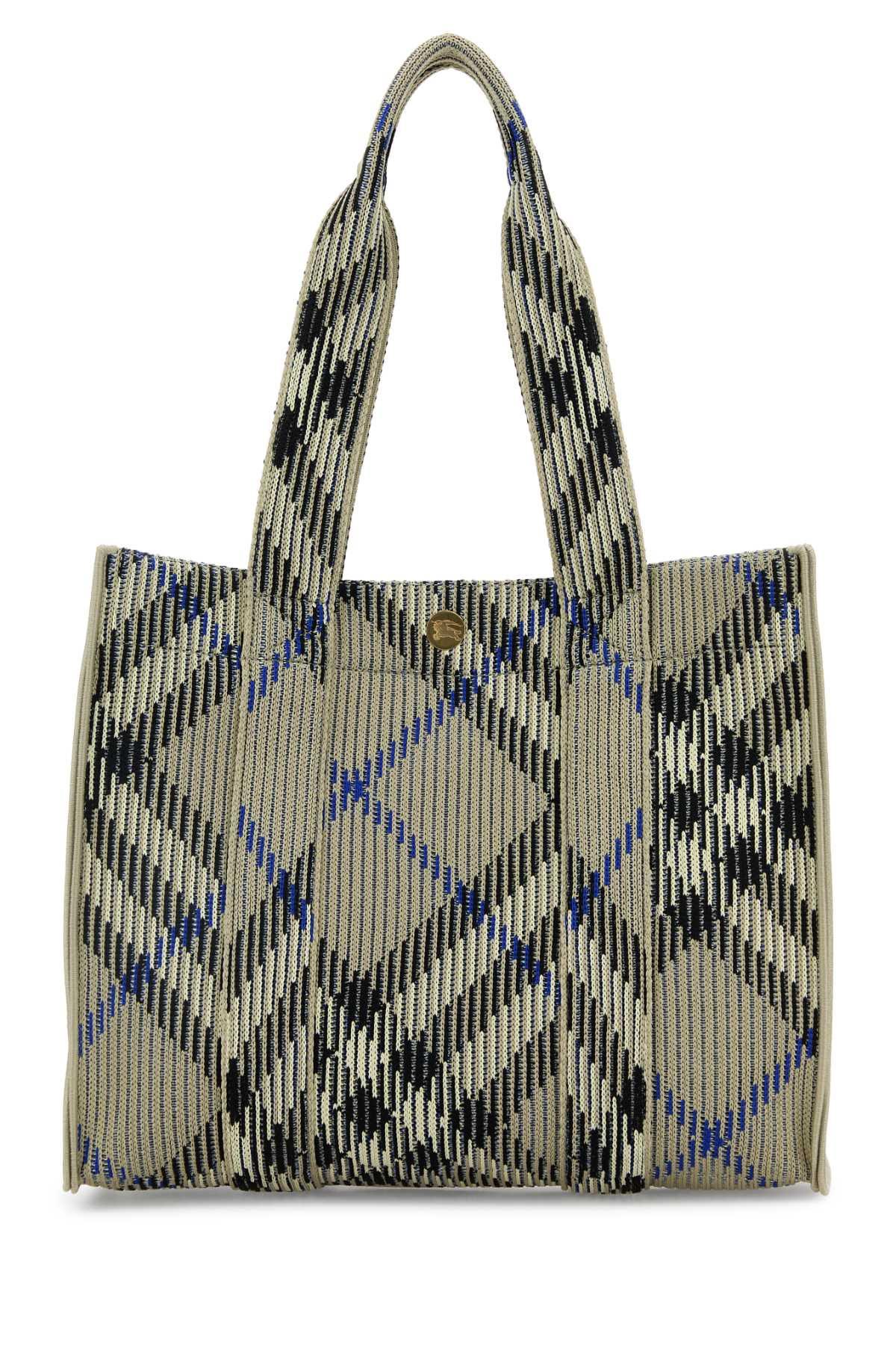 Burberry Women Embroidered Canvas Shopping Bag - 3