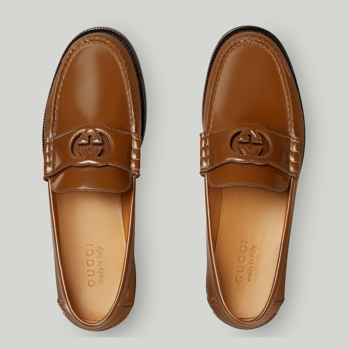 Men's Interlocking G mocassin - 4