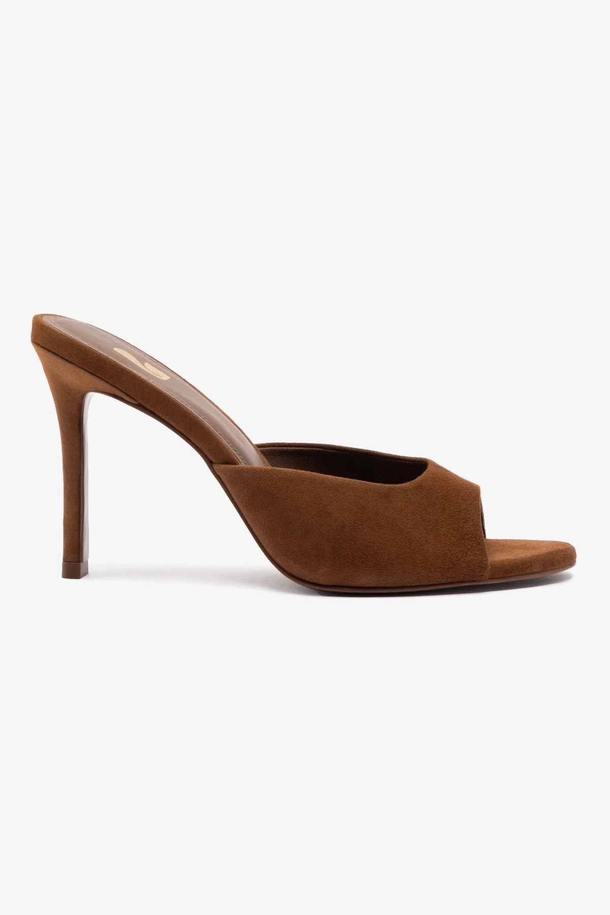 Jasmine Hi Mule In Burnt Umber Suede - 1
