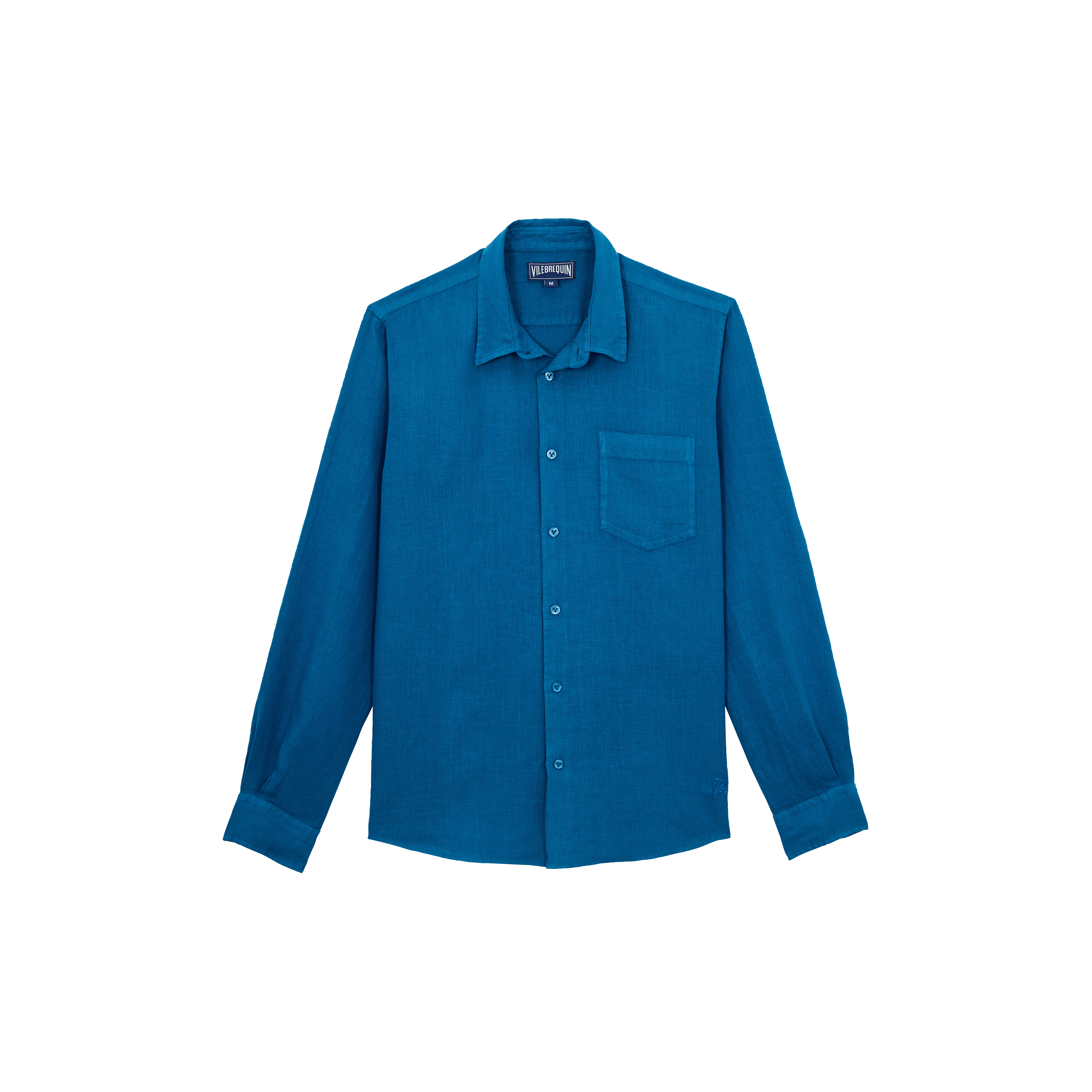 Men Linen Shirt Solid - 1