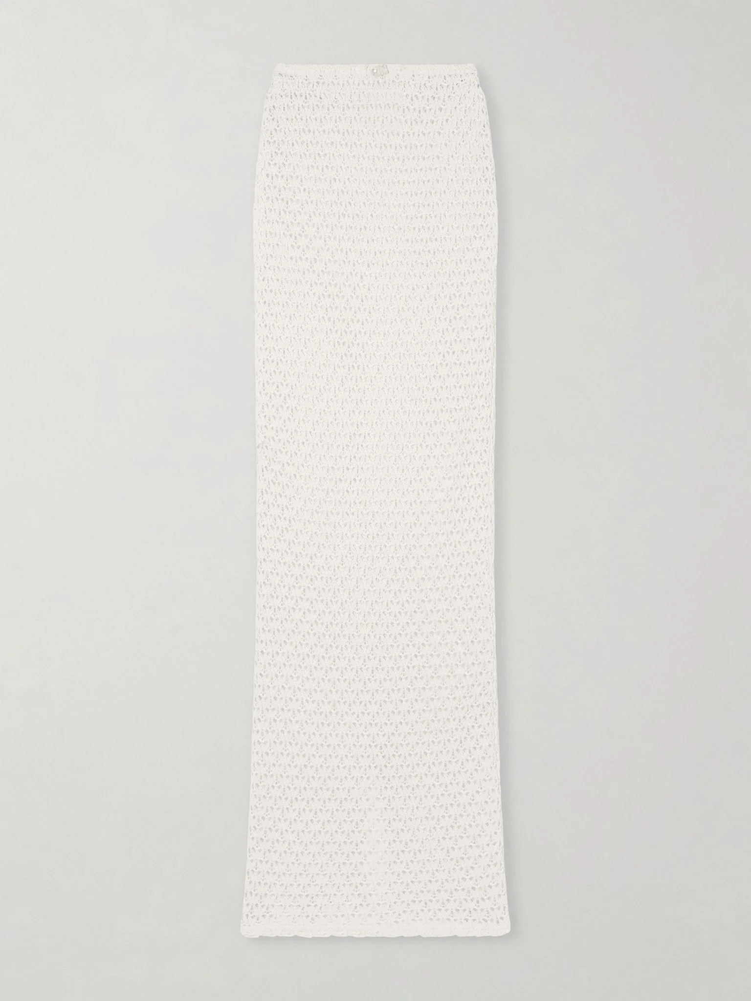 Arena crocheted cotton coverup Ecru - 1