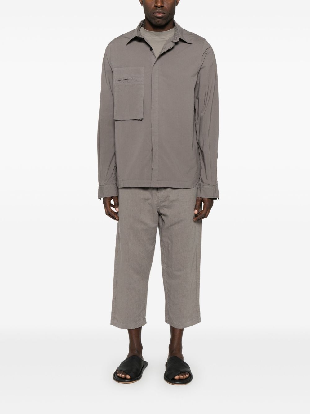 poplin overshirt - 2