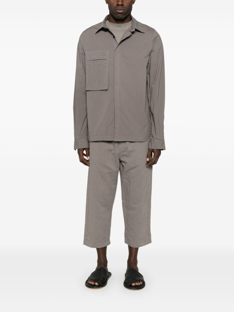 thom/krom poplin overshirt outlook