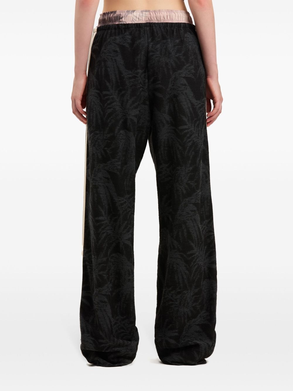 palms-jacquard track pants - 5