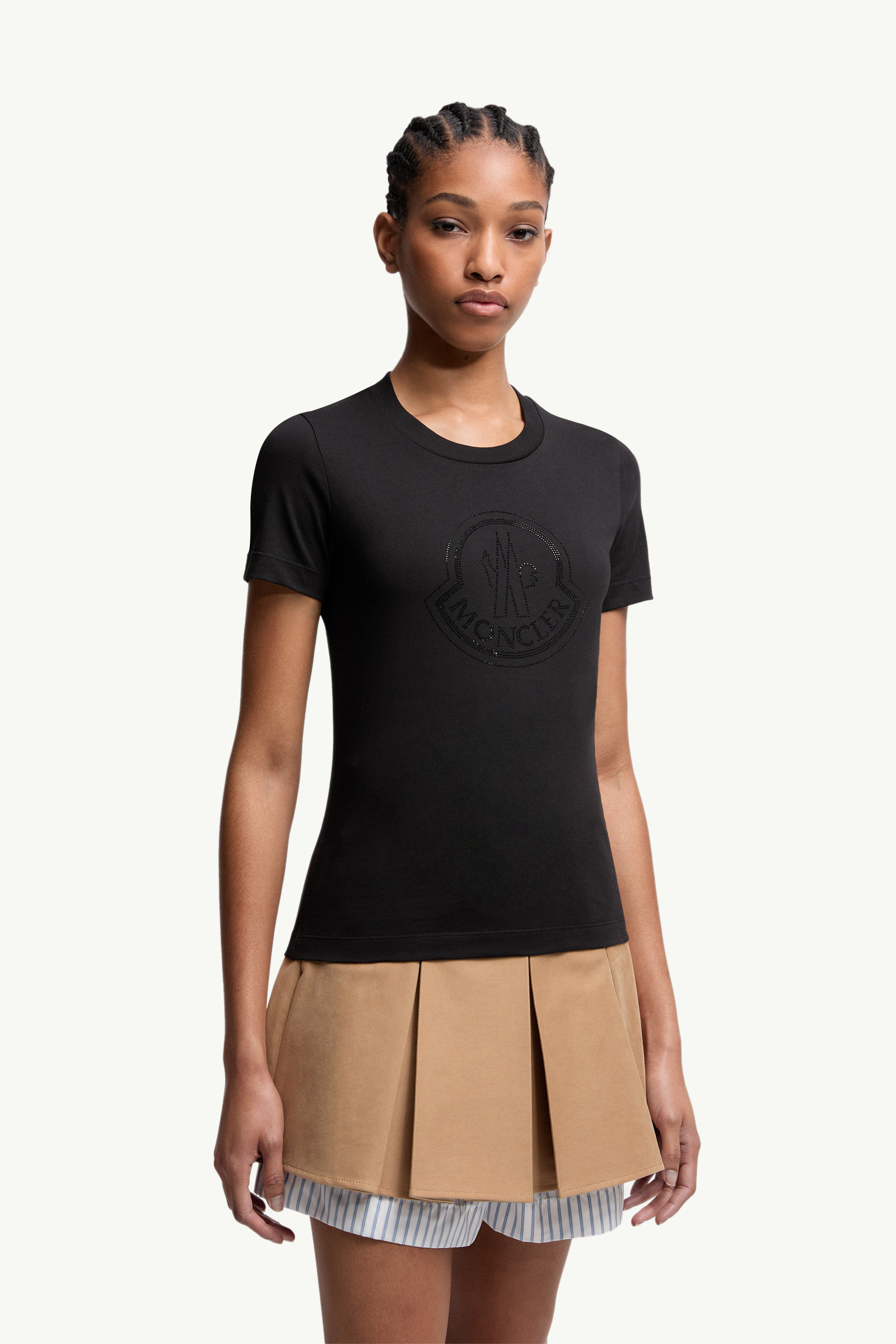 Crystal Logo Cotton T-Shirt - 3