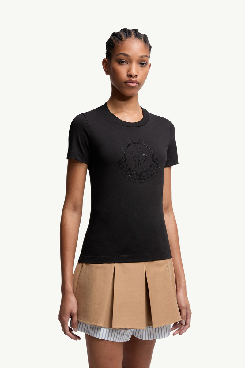 Crystal Logo Cotton T-Shirt 3