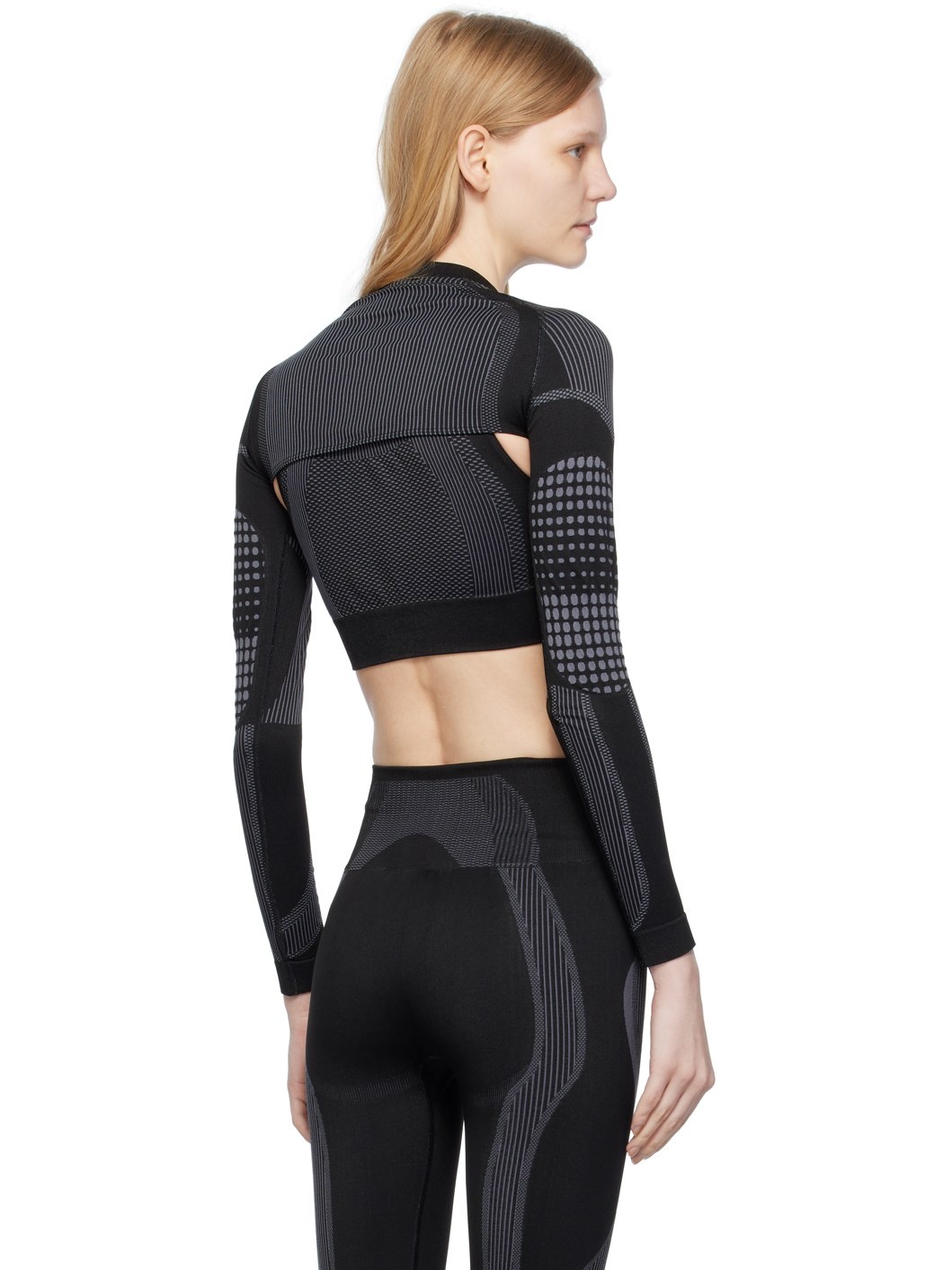 Black Shrug Sport Top - 3
