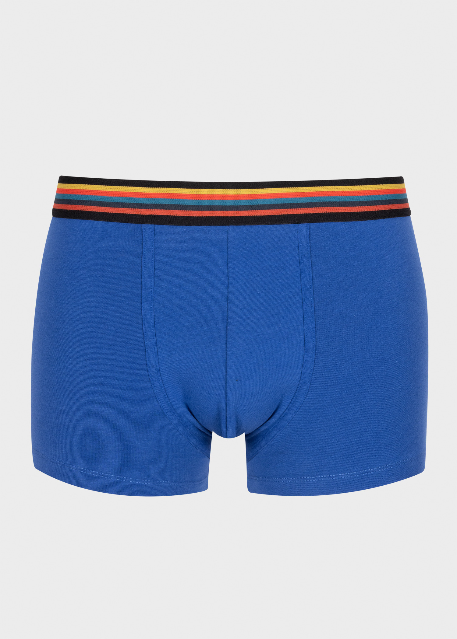 Blue Mixed Low-Rise 'Artist Stripe' Boxer Briefs Three Pack - 3