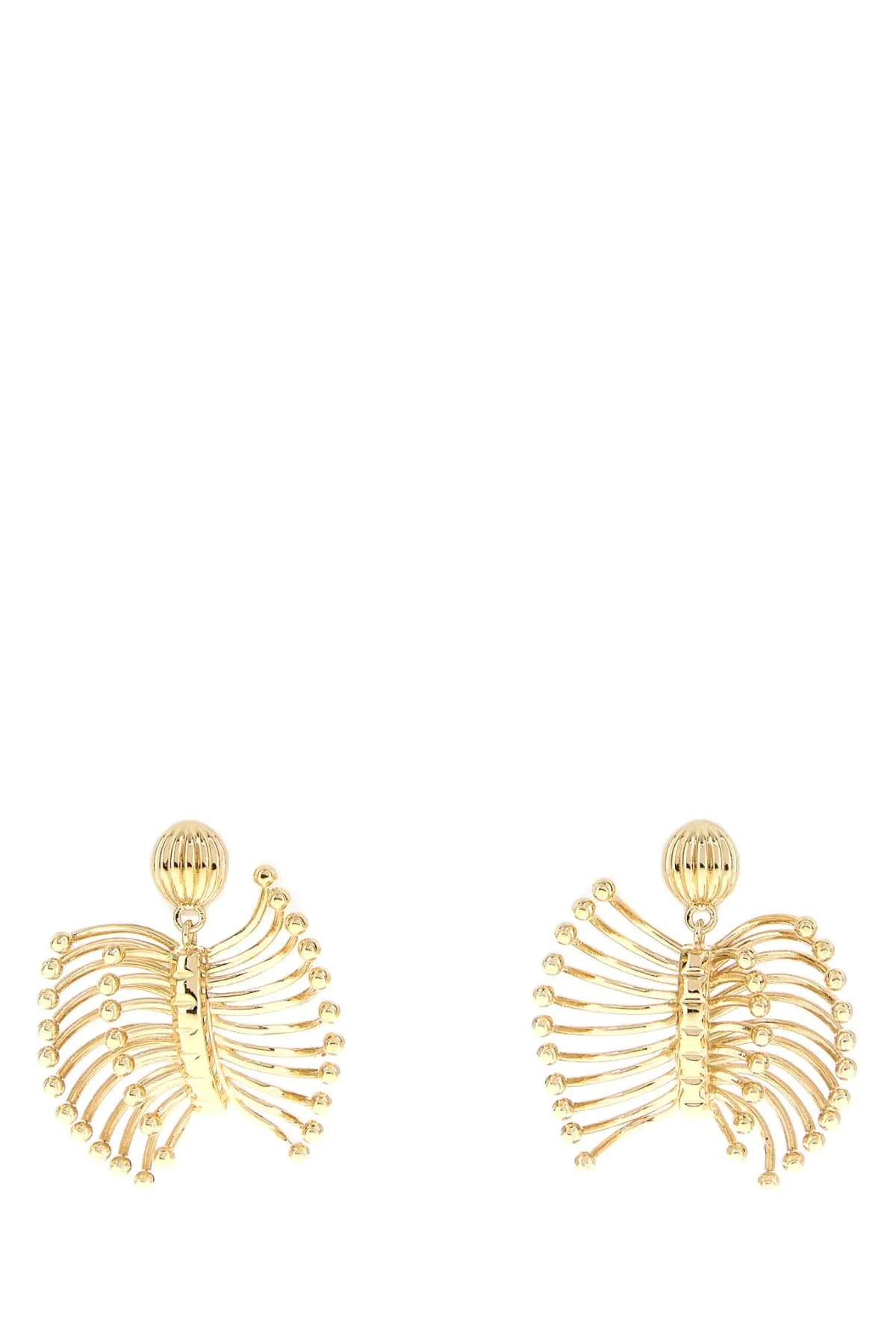 Miu Miu Women Gold Metal Earrings - 1