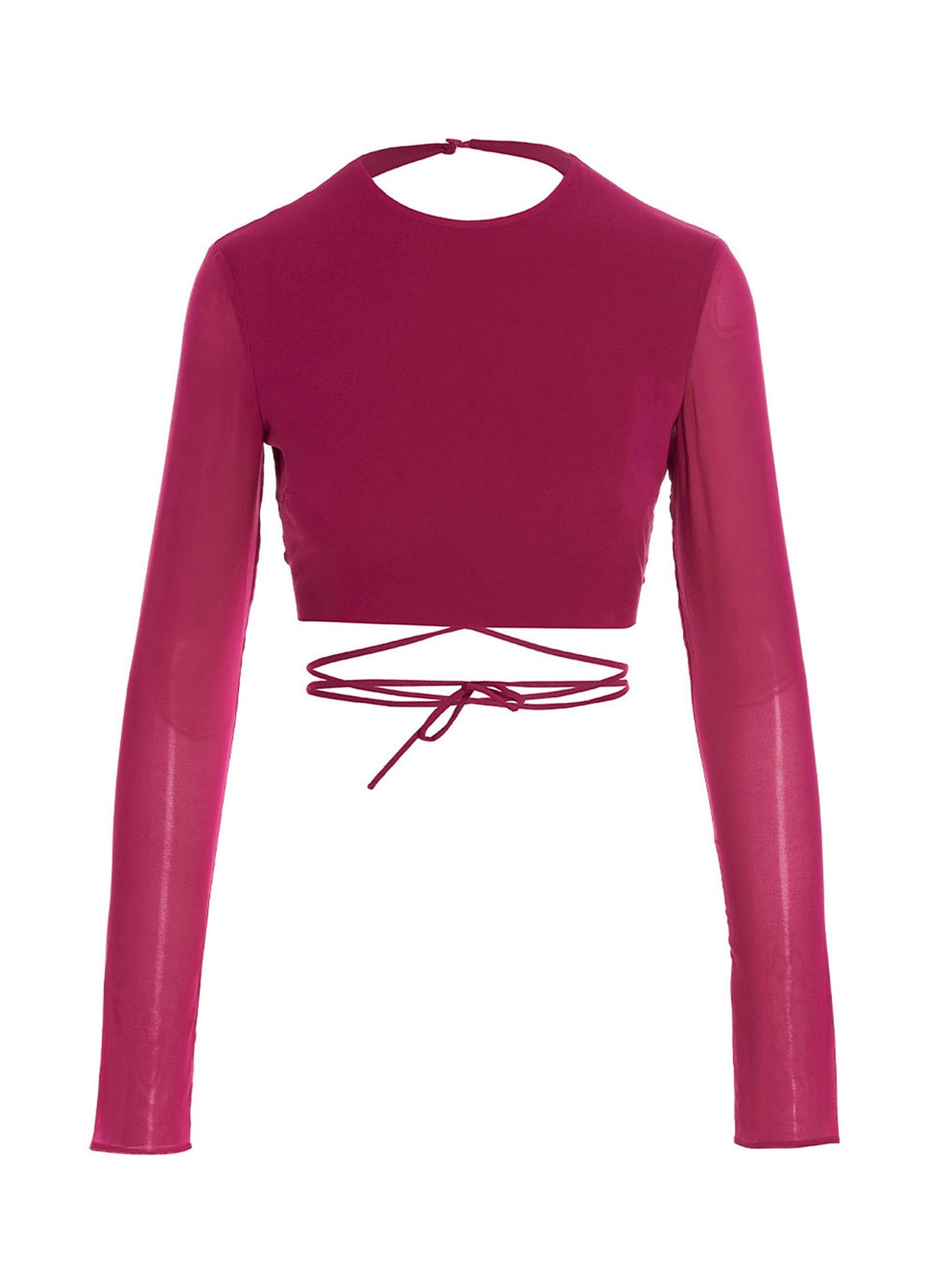 THE ANDAMANE - The Andamane Women Cropped Georgette Top - 1
